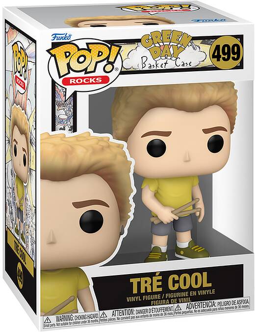 Funko Pop Rocks Green Day Tre Cool Basket Case