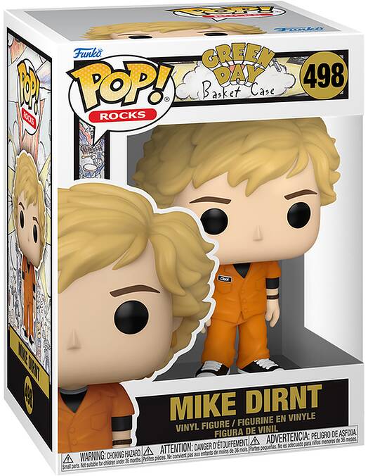 Funko Pop Rocks Green Day Mike Dirnt Basket Case