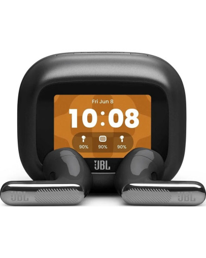 JBL Live Flex 4 črne brezžične ušesne slušalke
