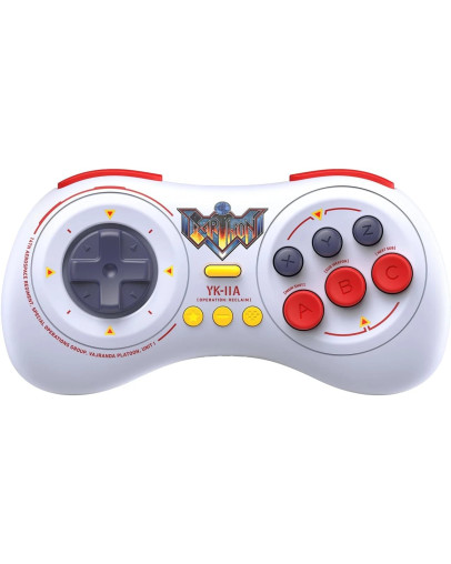 8BitDo M30 Earthion Bluetooth brezžični igralni plošček bele barve za PC & Switch & Switch 2 & mobilne telefone