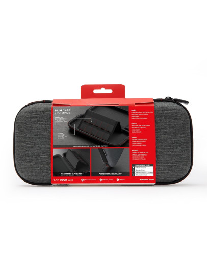PowerA trda prenosna torbica temno sive barve za Switch 2