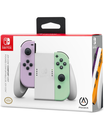 PowerA udobni ročaj za Joy-Con bele barve za Switch