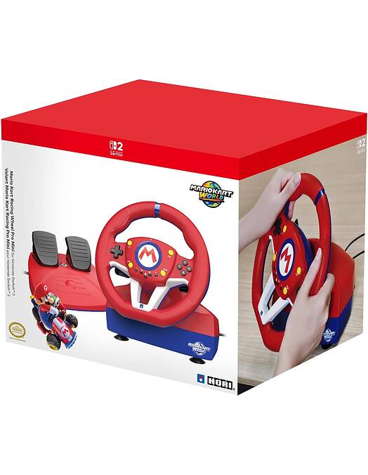 Obnovljen Hori Mario Kart Pro Mini volan za Switch in Switch 2 + 2 leti garancije