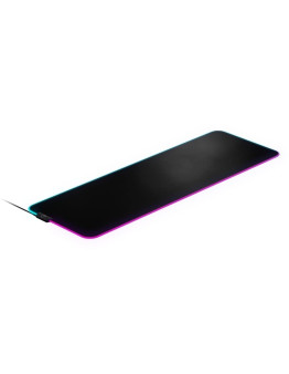 SteelSeries QcK Prism Cloth RGB podloga za miško XL črne barve