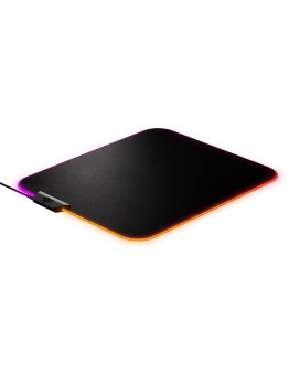 SteelSeries QcK Prism Cloth RGB podloga za miško 320 x 270 mm črne barve