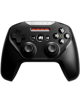 SteelSeries Nimbus+ brezžični igralni plošček črne barve za mobilne telefone in Apple TV