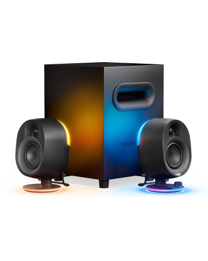 SteelSeries Arena 7 2.1 Bluetooth igralni zvočni sistem črne barve za PC & PlayStation & mobilne telefone
