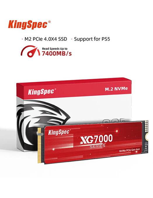 KingSpec XG7000 M.2 trdi disk s hladilnikom za PS5 in PC