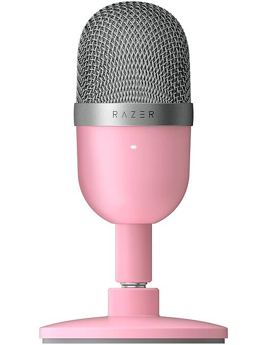 Razer Seiren Mini žični mikrofon roza barve