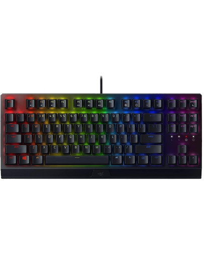 Razer BlackWidow V3 Tenkeyless US žična tipkovnica z rumenimi stikali