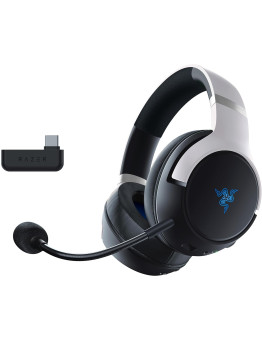 Razer Kaira Pro brezžične slušalke črno-bele barve za PS5