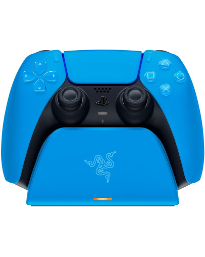 Razer hitra polnilna postaja za PlayStation 5 kontroler modre barve