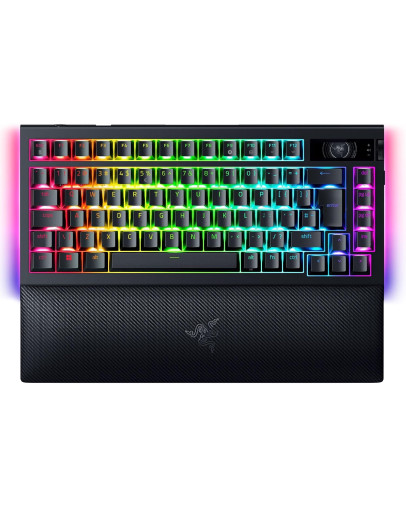 Razer BlackWidow V4 Pro 75% US brezžična tipkovnica z oranžnimi stikali