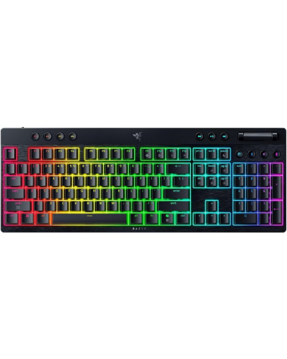 Razer BlackWidow V4 Low-profile HyperSpeed brezžična US tipkovnica z oranžnimi stikali
