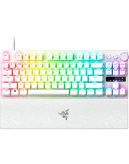 Razer Huntsman V3 Pro Tenkeyless 8KHz US žična tipkovnica bele barve