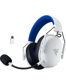 Razer BlackShark V3 X HyperSpeed brezžične slušalke bele barve za PS5 in PC