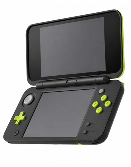 Obnovljen Nintendo NEW 2DS XL črno-zelene barve + Luma3DS + 64GB MicroSD + 2 leti garancije