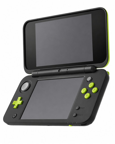 Obnovljen Nintendo NEW 2DS XL črno-zelene barve + Luma3DS + 64GB MicroSD + 2 leti garancije