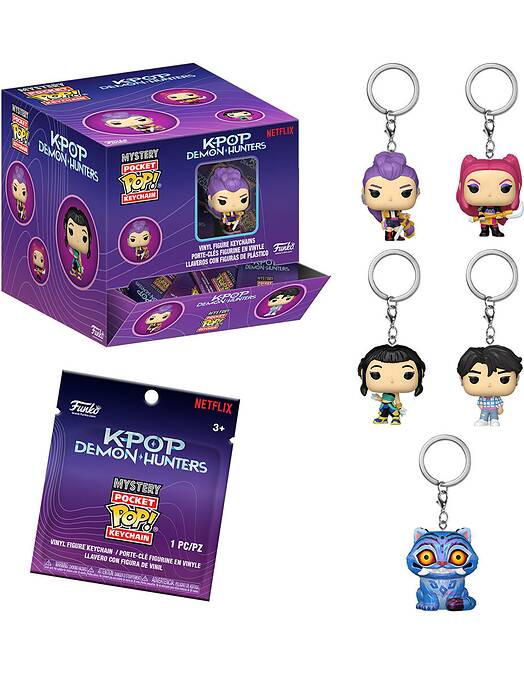 Funko Pop Keychain KPop Demon Hunters obesek presenečenja