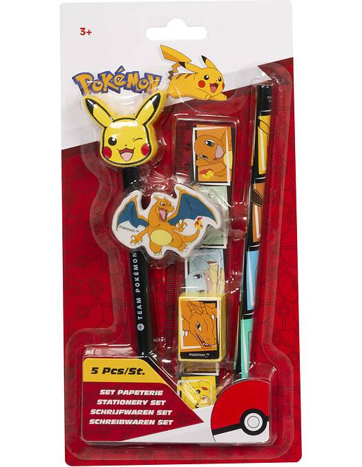 Pokemon pisalni set 5v1 La Plume Doree