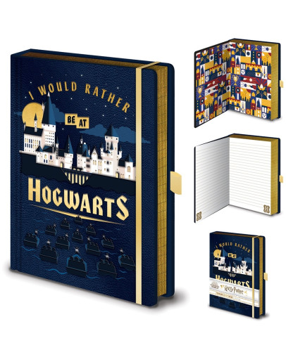 Harry Potter Abstract Magic premium A5 beležka Pyramid