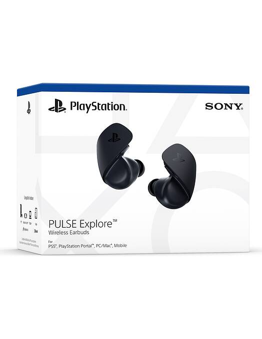 PlayStation Pulse Explore brezžične ušesne slušalke Midnight Black za PS5 & PC