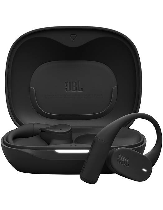 JBL Sense Lite brezžične slušalke s kljukicami za ušesa črne barve
