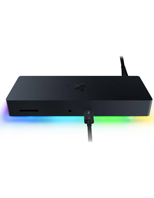Razer Thunderbolt 4 Dock Chroma priključna postaja črne barve