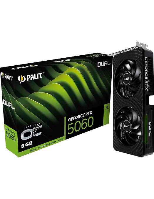 Palit GeForce RTX 5060 Dual OC 8GB GDDR7 grafična kartica