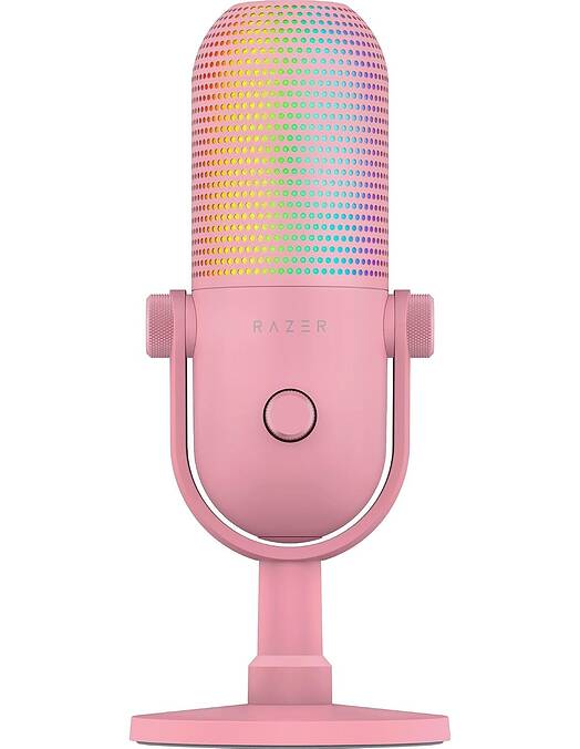 Razer Seiren V3 Chroma mikrofon roza barve