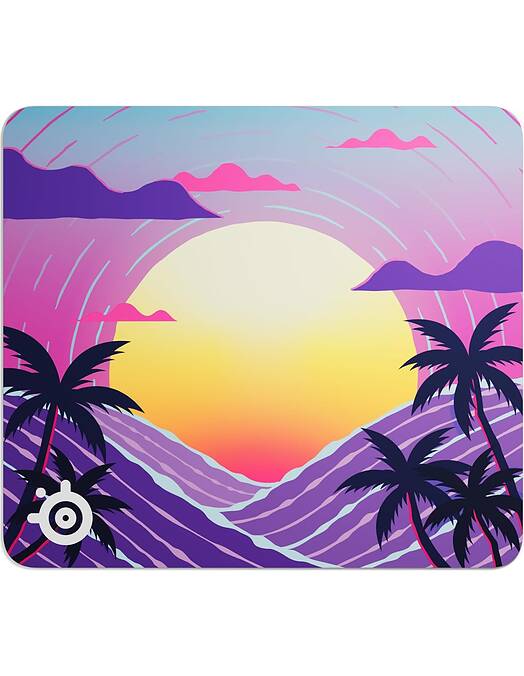 SteelSeries QcK Large Neon Sunset Limited Edition podloga za miško 450 x 400 mm