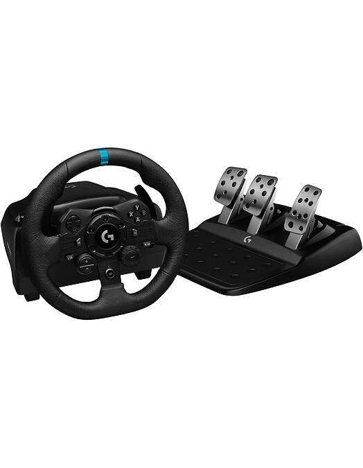 Logitech G923 dirkalni volan s pedali črne barve za PC