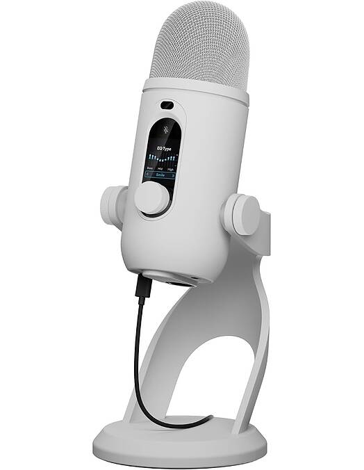 Logitech Blue Yeti 2 žični USB mikrofon bele barve