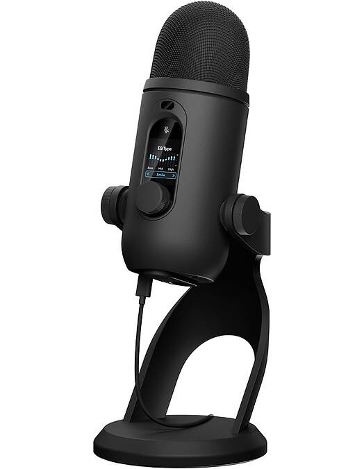 Logitech Blue Yeti 2 žični USB mikrofon črne barve
