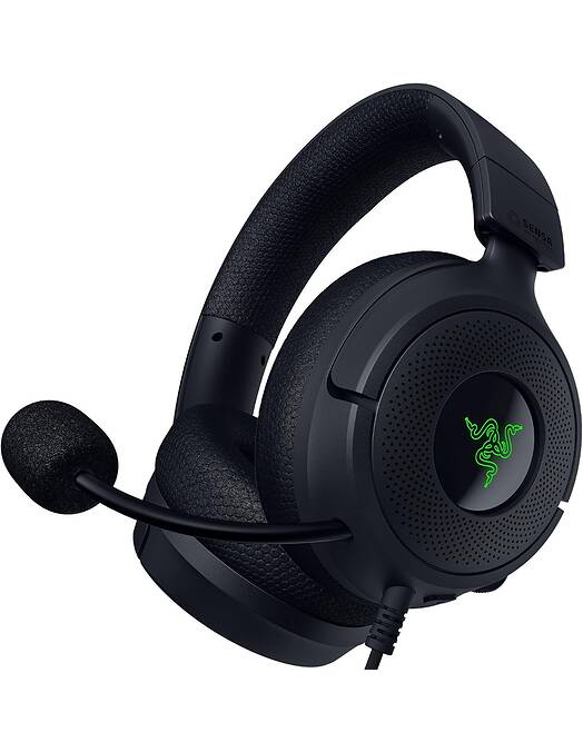 Razer Kraken V4 X Sensa HD Haptics žične USB slušalke črne barve