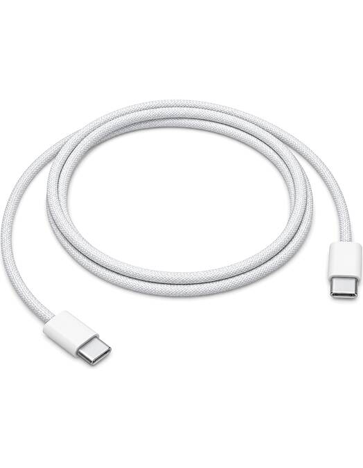 Apple pleten USB-C v USB-C kabel 60W bele barve dolžine 1m MW493ZM