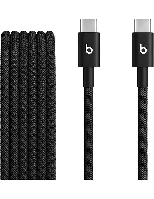 Apple Beats pleten USB-C v USB-C kabel črne barve dolžine 1.5m MDGA4ZM