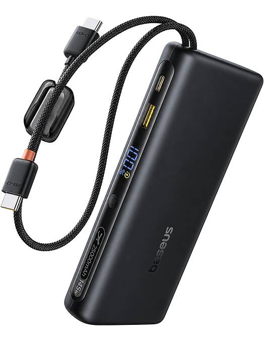 Baseus EnerFill FC41 magnetna prenosna baterija 25000mAh 145W črne barve