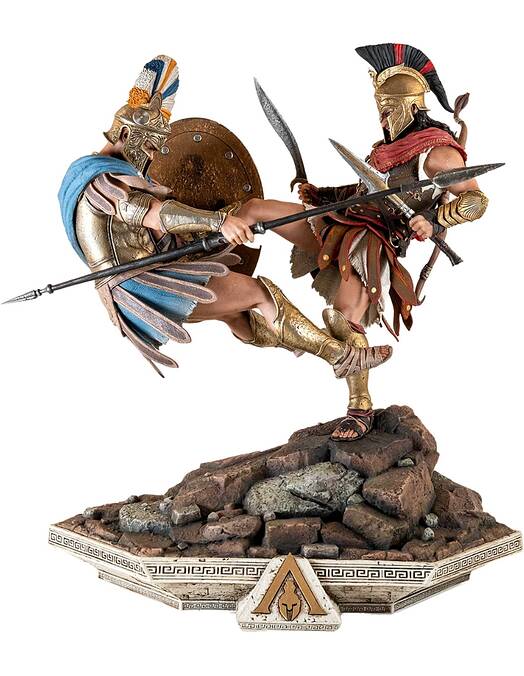 Assassins Creed Odyssey Alexios Spartan Kick zbirateljska diorama 41cm