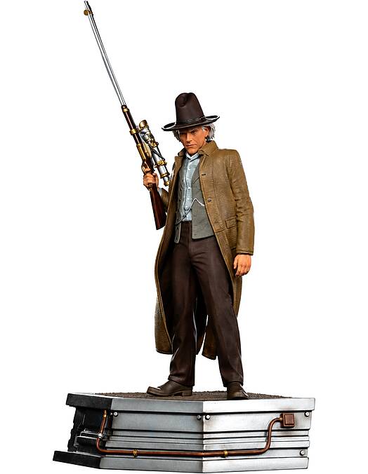Back to the Future Part 3 Doc Brown zbirateljski kip 32cm
