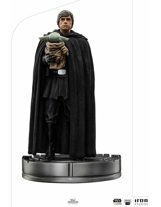 Star Wars The Mandalorian Luke Skywalker in Grogu zbirateljski kip 21cm