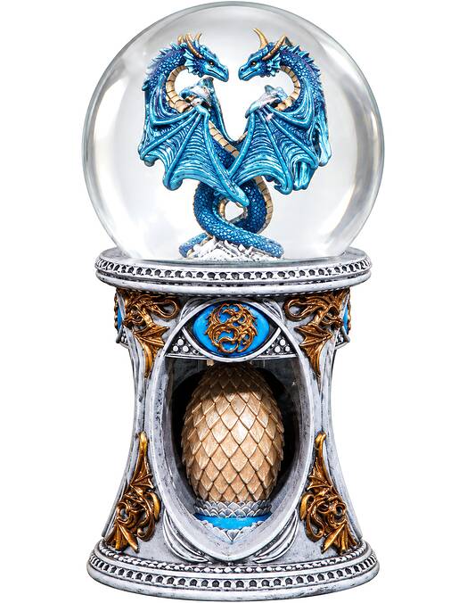 Anne Stokes Dragon Heart snežna krogla 18cm