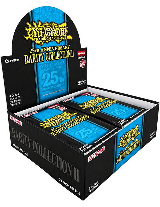 Yu Gi Oh TCG 25th Anniversary Rarity Collection 2 Booster Display komplet 24 paketov igralnih kart