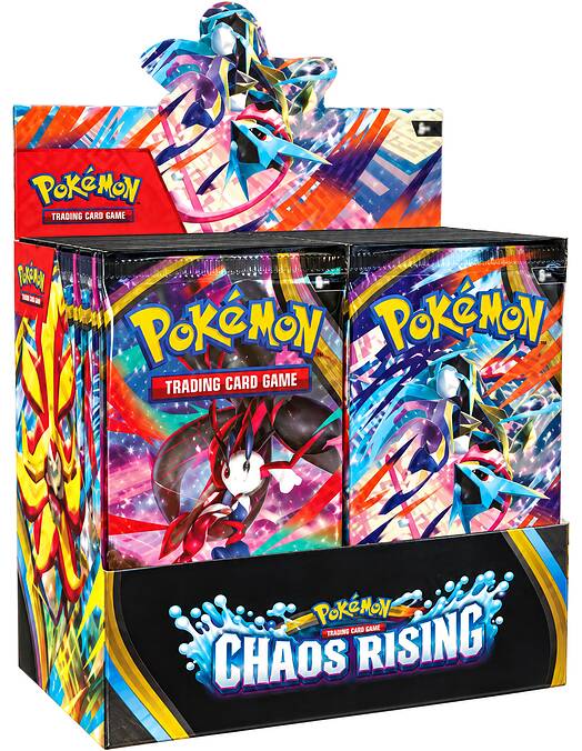 Pokemon TCG Chaos Rising Booster Box komplet igralnih kart