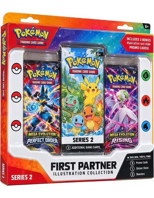 Pokemon TCG First Partner Illustration Collection Series 2 komplet igralnih kart