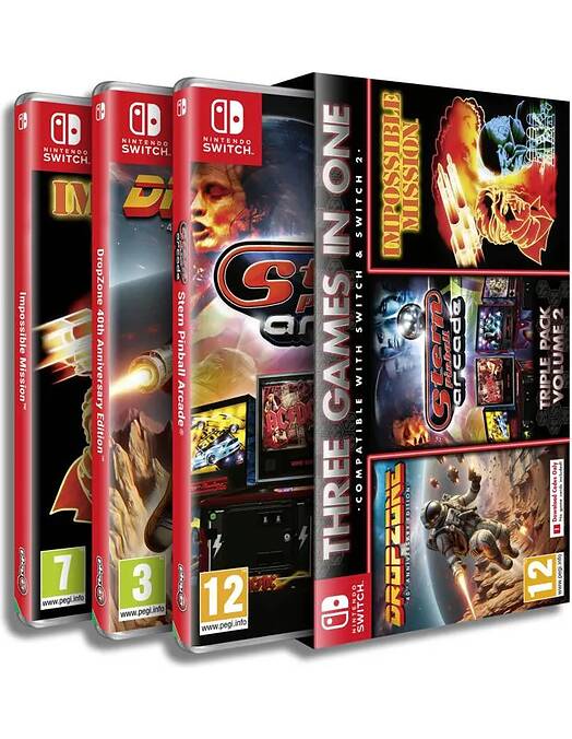 Dropzone & Stern Pinball & Impossible Mission (SWITCH)