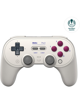 8BitDo Pro 2 brezžični igralni plošček s Hall Effect palicami v G Classic barvi
