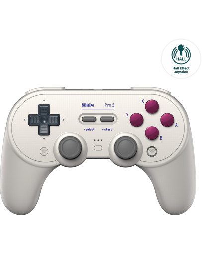 8BitDo Pro 2 brezžični igralni plošček s Hall Effect palicami v G Classic barvi