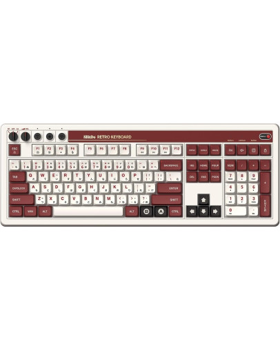 8BitDo Retro 108 mehanska tipkovnica Fami Edition
