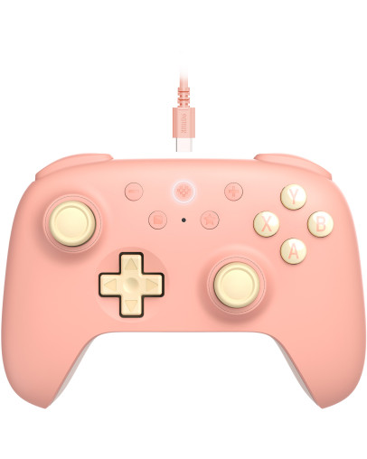 8BitDo Ultimate 2C žični igralni plošček breskove barve